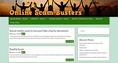 Desktop Screenshot of onlinescambusters.com